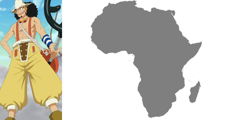 Illustration for article titled The Real-World Nationalities of One Piece Characters